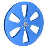 Empty Tape Reel, Universal 7 Inch 1/4 Opening Empty Reel, Aluminum Alloy Open Sound Deck Recording Takeup Reel Replacement (Blue) view 1