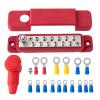 12 Power Distribution Block Bus With Covers And Lock Washer 180 Amps Rating Solar Wiring Distribution Block view 1