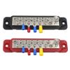 12 Power Distribution Block Bus With Covers And Lock Washer 180 Amps Rating Solar Wiring Distribution Block view 4