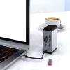 12 in 1 USB C Hub Aluminum Alloy VGA PD RJ45 USB3.0 Type C Docking Station for Laptop Computer view 4