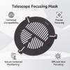 Telescope Focusing Mask, Aluminum Alloy Focusing Fishbone Plate for 104 to 146mm Telescopes, 3 Metal Posts, Precise Focus Tool for Astrophotography and Stargazers view 2