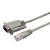1PCS RJ45 to DB9 Male Converter Cable Non-UL 28AWG*8C OD5.0 1M Begie Color Unshielded Round Wire Connector view 2