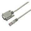 1PCS RJ45 to DB9 Male Converter Cable Non-UL 28AWG*8C OD5.0 1M Begie Color Unshielded Round Wire Connector view 3