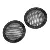 2Pcs 3.62in Universal Car Speaker Grills, Black Round Speaker Grill Mesh for Speaker Mounting & Home Audio, Car Speaker Cover with 8Pcs Screws view 1