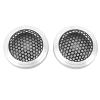 2Pcs 2.13in Universal Car Speaker Grills, Metal Round Speaker Grill Mesh for Speaker Mounting & Home Audio, Car Speaker Cover for DIY Grills (Silver) view 1