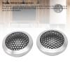 2Pcs 2.13in Universal Car Speaker Grills, Metal Round Speaker Grill Mesh for Speaker Mounting & Home Audio, Car Speaker Cover for DIY Grills (Silver) view 4
