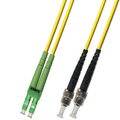 100M Singlemode Duplex Fiber Optic Cable (9/125) - LC/APC to ST/UPC