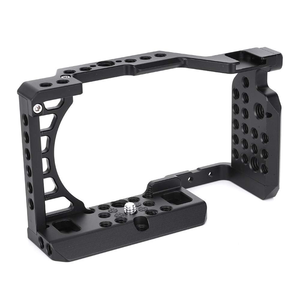 Acouto Camera Video Cage Accessory,Stable and Safe, Premium Material, Strong Extensibility, Helps Camera to Dissipate Heat, for A6000/A6100/A6300/A6400/A6500, Aluminium Alloy