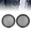 2Pcs 3.8in Universal Car Speaker Grills, Round Speaker Grill Mesh for Speaker Mounting & Home Audio, Car Speaker Cover with 8Pcs Screws (Black) view 4