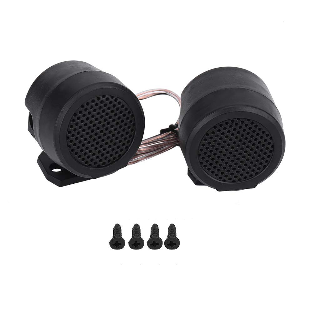 Phefop Car Tweeter Tweeter Car Audio Speaker Car Super Power Tweeter 2 Pieces 4 Ohm Plastic Material 12VDC 500W with Screws High Temperature Lightweight Voice Coil Easy