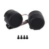 Phefop Car Tweeter Tweeter Car Audio Speaker Car Super Power Tweeter 2 Pieces 4 Ohm Plastic Material 12VDC 500W with Screws High Temperature Lightweight Voice Coil Easy view 1