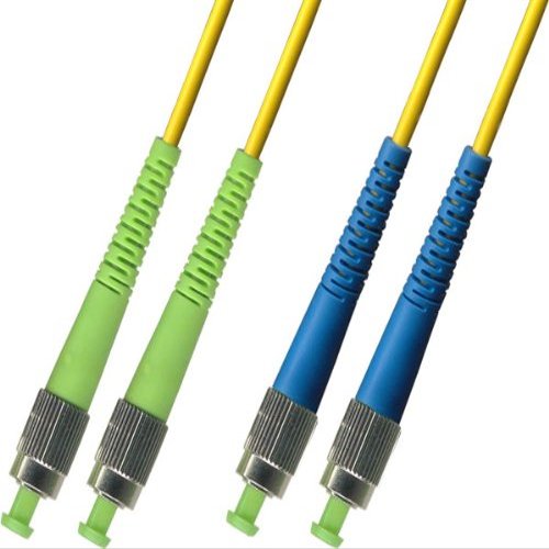 100M Singlemode Duplex Fiber Optic Cable (9/125) - FC/APC to FC/UPC