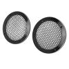 2Pcs 3.62in Universal Car Speaker Grills, Metal Round Speaker Grill Mesh for Speaker Mounting & Home Audio, Car Speaker Cover with 8Pcs Screws (Black) view 1