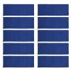 10PCS Flood Prevention Sandbags, Drawstring Design, Waterproof and Sturdy 600D Polyester Material, Reusable for House Door Garage Basement Flood Control (Dark Blue) view 1