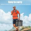 Yosoo Canvas Satellite Carry Bag, Lightweight Handbag with Design, Large Capacity for RV, Outdoor Travel view 2