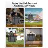 Yosoo Canvas Satellite Carry Bag, Lightweight Handbag with Design, Large Capacity for RV, Outdoor Travel view 3