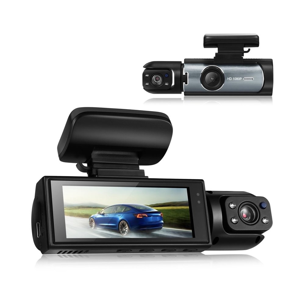 FEMKFAXF Auto Backup Camera Dash for Vehicles Cars Wide Angle Driving Recorder Parking Abs