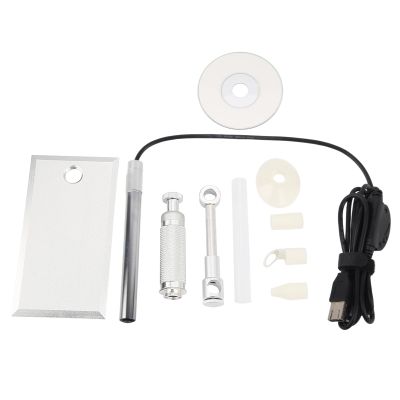 USB Digital Microscope Camera Stand 1-500X Magnifier Loupe Adjustable Height 360 Rotation 5 Nozzles for Various Uses