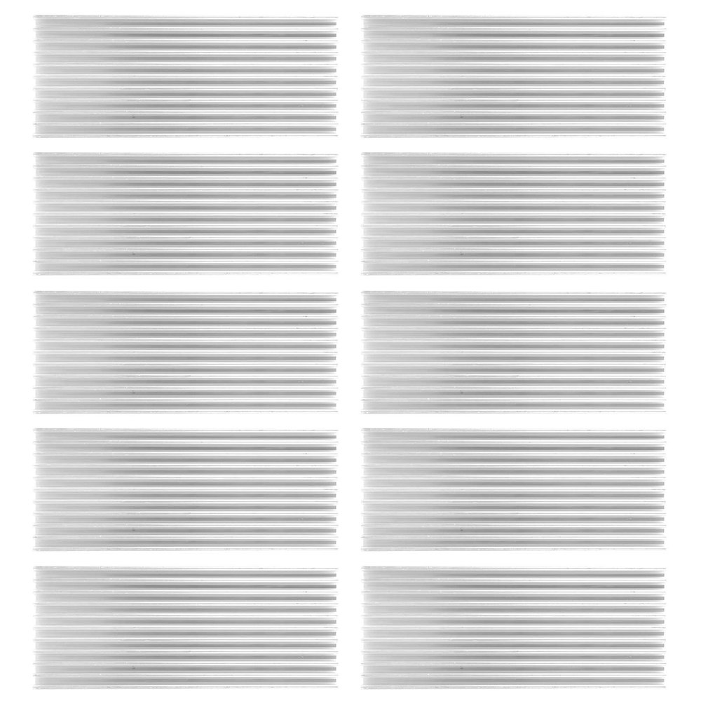 10Pcs Aluminum Heat Sink for Router CPU IC PCB Amplifier Very Practical and Good Performance Heat Dissipation Function