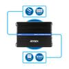 JENSEN JA4CH Class-D 4-Channel Car Audio Amplifier | Motorcycle, ATV/UTV, Golf Cart Audio | 1,000 Watts Peak Power | Efficient Compact Design | Bridegeable view 3