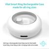 FREEZE2TRIM Vital Health Smart Ring for Women Charging Case Black Smart Ring for Men with Fitness Tracking, Sleep Monitor, Activity Tracking, App (Vital Health Ring Charging Case view 2