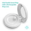 FREEZE2TRIM Vital Health Smart Ring for Women Charging Case Black Smart Ring for Men with Fitness Tracking, Sleep Monitor, Activity Tracking, App (Vital Health Ring Charging Case view 4
