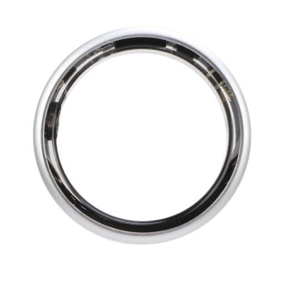 Bewinner Fitness Ring, Gesture Camera Control Aluminum Alloy APP Monitoring Wearable Smart Ring with Charging Case for Running (7#)