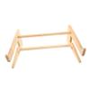 HOMSFOU Portable Laptop Stand Wooden Riser Support for Enhanced Ventilation and Cable Organization Home Office and Cafes Fits Laptops view 1