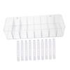 HOMSFOU 1set Cable Management Box Cable Ties Dustproof Organizer for Data Cords and Items Stylish Storage for High Transparency Design for Easy Identification view 1