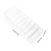 HOMSFOU 1set Cable Management Box Cable Ties Dustproof Organizer for Data Cords and Items Stylish Storage for High Transparency Design for Easy Identification view 2