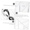 HOMSFOU 1set Cable Management Box Cable Ties Dustproof Organizer for Data Cords and Items Stylish Storage for High Transparency Design for Easy Identification view 3