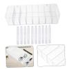 HOMSFOU 1set Cable Management Box Cable Ties Dustproof Organizer for Data Cords and Items Stylish Storage for High Transparency Design for Easy Identification view 4