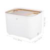 Cable Tidy Box Desktop Router Storage Box Plastic Router Holder Router Cable Management Case Cable Organizer Box(Light Green) view 3