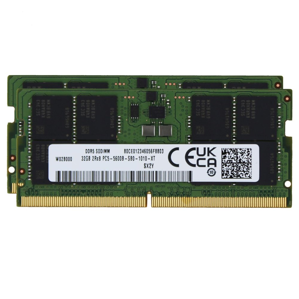 Factory Original 64GB (2x32GB) Compatible with MSI Creator M16 HX C14UDXG, C14V, C14VEG, C14VFG, C14VGG Laptop DDR5 5600MHz PC5-44800 SODIMM CL46 1.1v 262 Pin Notebook Memory RAM Upgrade Adamanta