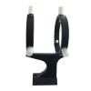 Adjustable Finder Scope Bracket 50mm Aluminium 6-Point Screw Mount for Astronomical Telescope(Black) view 3