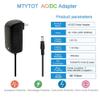 12V 1.5Amp Power Supply Adapter, 10FT DC 12V Power Cord 100-240V 50-60Hz AC to DC 12Volt Transformer 1500mA Power Adapter with 5.5mm x 2.5mm Barrel Plug [Center +] view 2