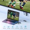 2026 Upgraded Wireless HDMI Transmitter and Receiver, WELUSOPU HDMI Wireless Extender 4K Decode Input 1080P Output, 2.4/5G, for Laptop PC TV Box to TV Monitor Projector for Home Church Office, 328FT view 2