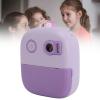Instant Print Camera for Kids 2.4 Inch IPS HD Screen 1080P Dual Lens 8X Digital Zoom Autofocus Instant Camera Toy for Girls Boys Birthday Gift (Purple) view 2