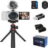 ORDRO 5K Digital Camera for Photography, 12X Optical Zoom Vlogging Camera for YouTube with 3.2" IPS Touch Flip Screen, WDR, Night Vision; Bunble Kit 64GB Card + Mic+ Flex Tripod view 1