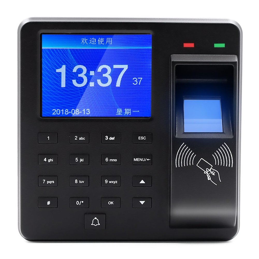 YHYWJHY M10 Fingerprint Access Lock Office Smart Password Card Attendance Access Control System Biometric Employee Attendance Machine for Offices, Factories, Hotels, Schools and More