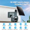 4G LTE Cellular Solar Powered Security Camera Wireless Outdoor, No WiFi Camera Built in SIM Card & Subscription Monthly Fee, 2 Way Talk, 355 Live View, 2K Color Night Vision, PIR Motion Sensor view 2