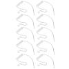 10-Pack Replacement Acoustic Coil Tube Walkie Talkie Earpieces for Baofeng Motorola Retevis Kenwood Midland Two-Way Radios Headset, Secret Spy Game Earpiece (High Elasticity PU) view 1
