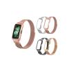 AMYEH Milan Strap fit For Huawei Band 9 8 7 With Metal Protector Case Bumper Loop Bracelet For Huawei Band 9 8 Watch(Black,For Huawei Band9) view 2