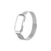 AMYEH Milan Strap fit For Huawei Band 9 8 7 With Metal Protector Case Bumper Loop Bracelet For Huawei Band 9 8 Watch(Black,For Huawei Band9) view 4