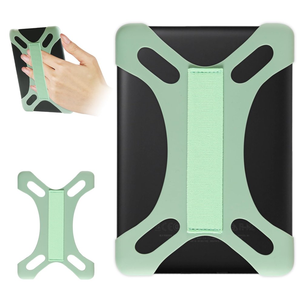 HoYiXi Universal Hand Strap for 6-7 lnch Kindle eReader,Compatible Kobo/Pocketbook/Tolino/Paperwhite/Nook eReaderfor 6", 6.8", 7" eReader with High Elasticity Hand Strap,Green
