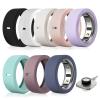 8 Pack Ultra-Thin Ring Protector Compatible with Oura Ring Gen 4/4 Ceramic/Oura Ring Gen 3, Silicone Oura Ring Cover Working Out Accessories Men Women, Direct Charging with Cover-S for 4 5 6 7 view 1