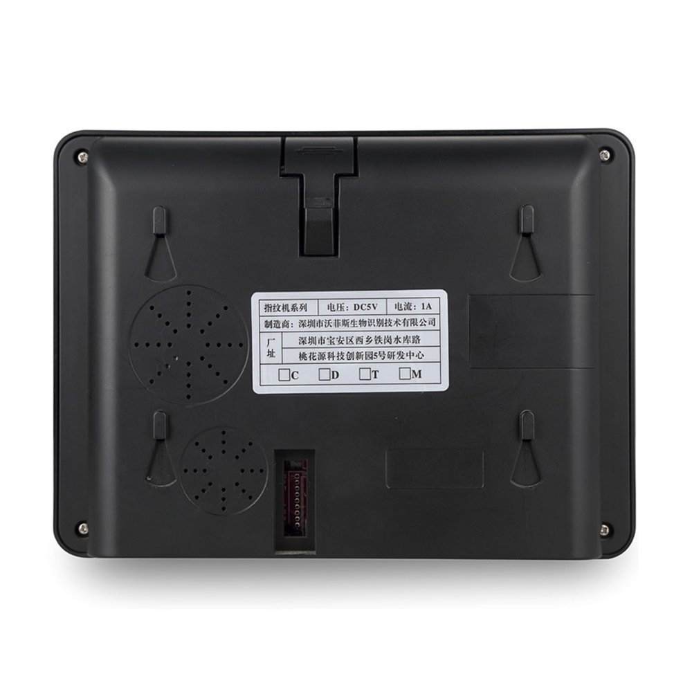 YHYWJHY Biometric Employee Attendance Machine Fingerprint Attendance Machine Time Clock for Small Businesses Fingerprint Scanner for Offices, Factories, Hotels, Schools and More(Standard)