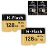 128GB TF Card U3 V30 4K - 2 Pack, Memory Card High Speed Up to 150MB/s, High Speed TF Memory Card with Adapter for Dash Cam, Security Camera, Tablet, Phone, Action Camera.(128GB U3 V30 X2, 128) view 1