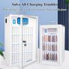 NUHGFTYBF Rechargeable Mobile Phone Charging Cabinet,w/USB Charging Ports & Lock,Wall-Mounted Cell Mobile Phone Organizer, Multi Compartment Mobile Phone Storage Box,36 Slots view 2