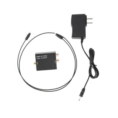 HOMSFOU Digital Audio Converter to Optical Aluminum Made Portable Supports Khz Pure Sound Output No Headphone Jack